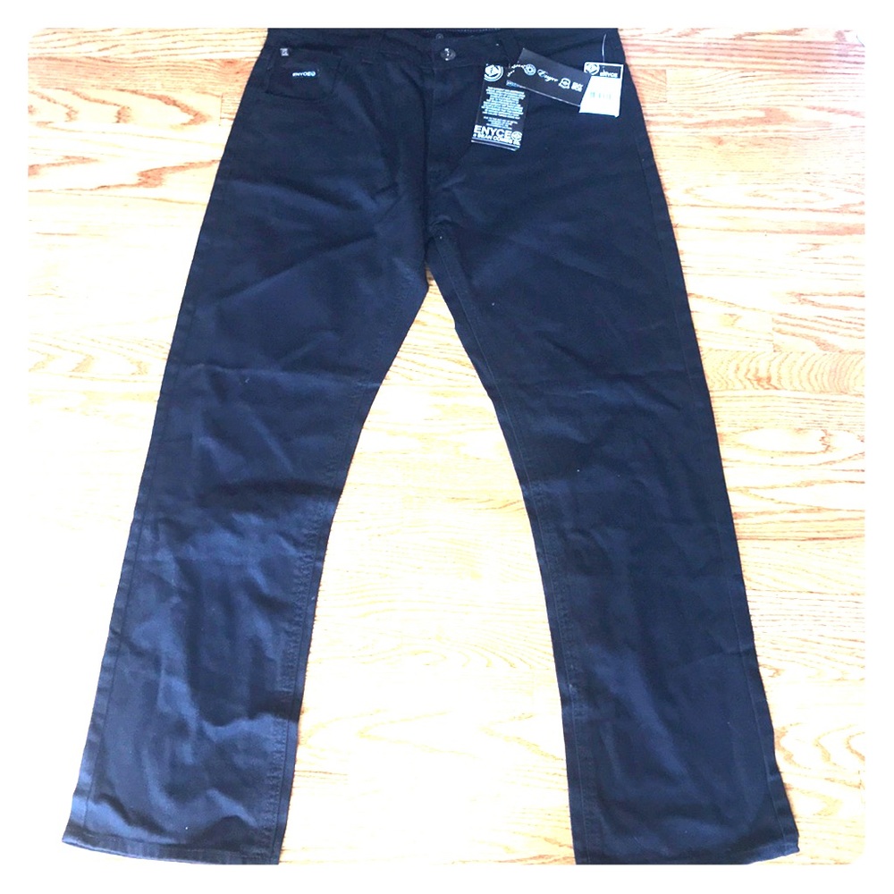 NWT ENYCE MAN DENIM JIANS BLACK